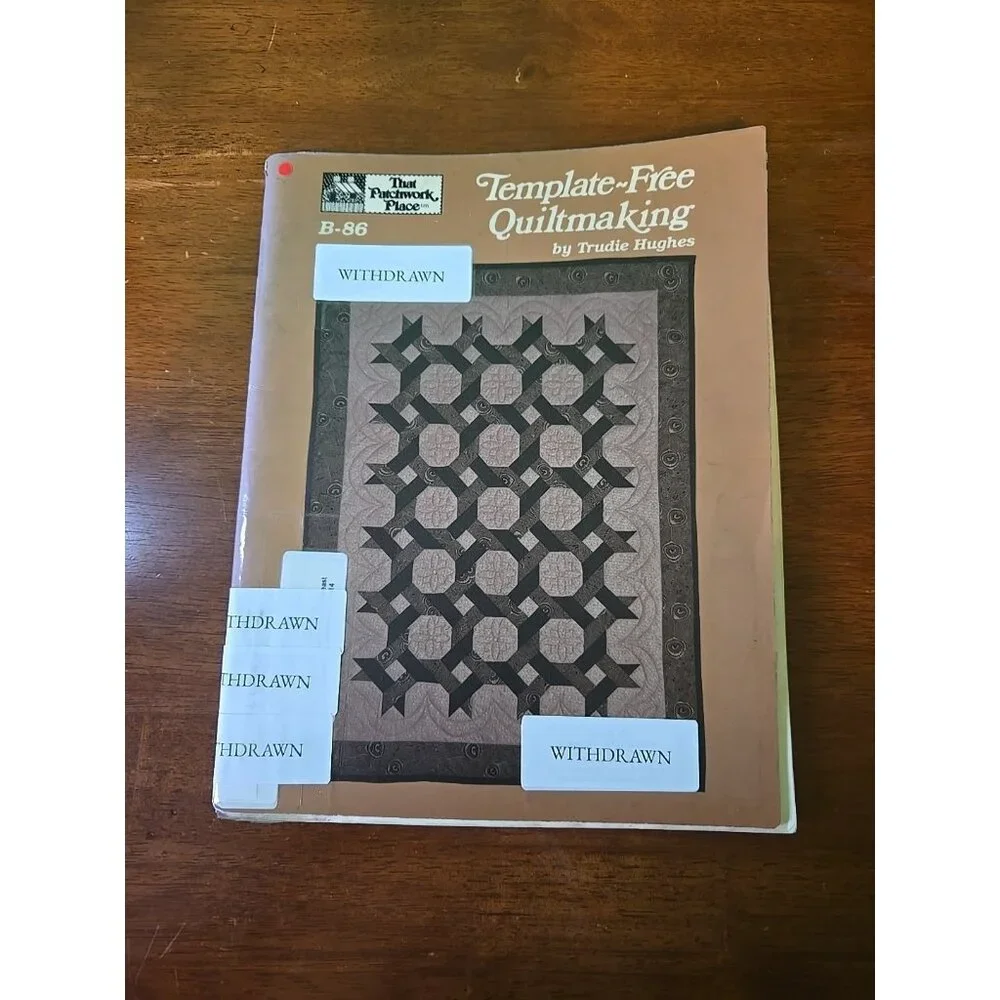 Template-Free Quiltmaking by Hughes, Trudie Book Ex Libris 1983